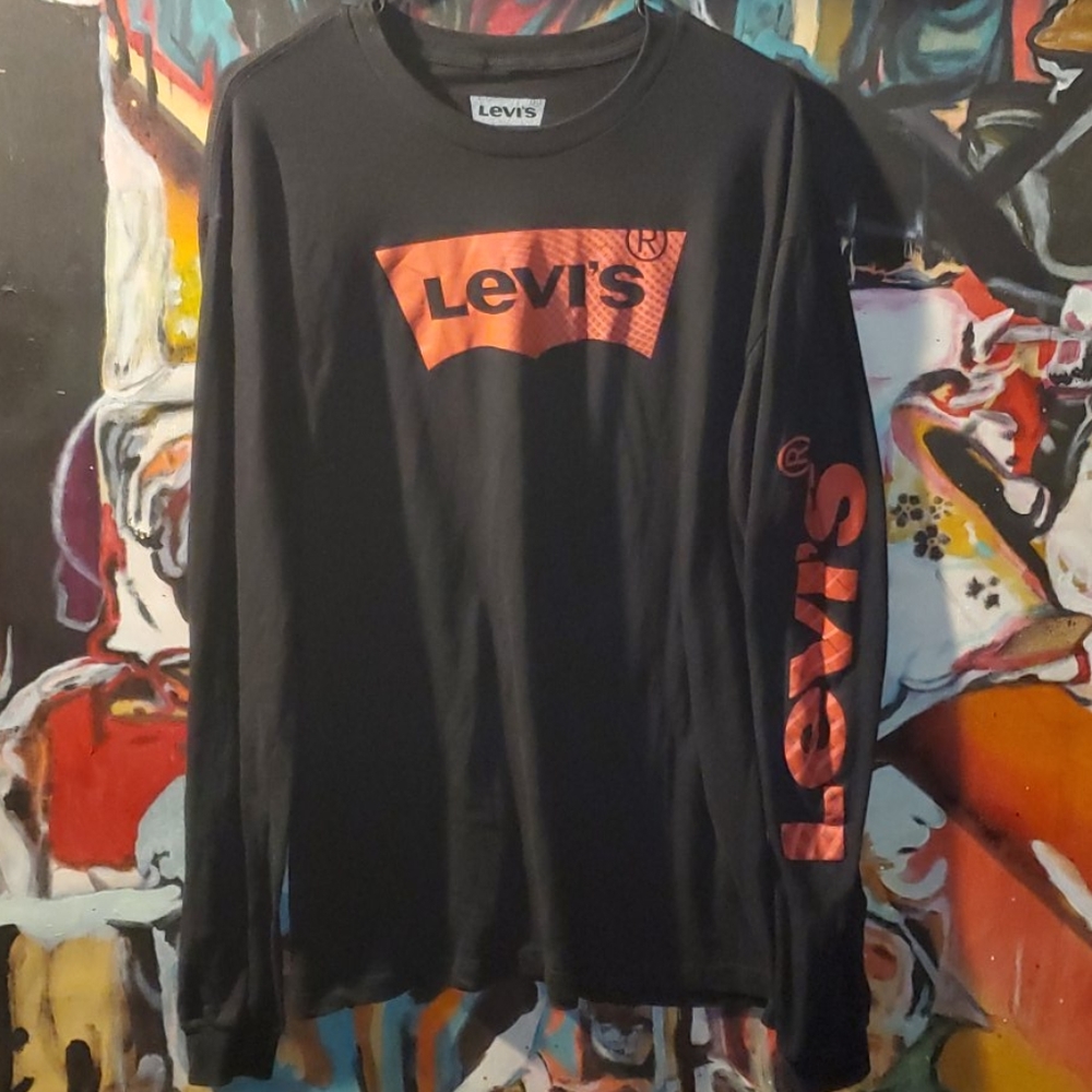 Levis mens long sleeve tee